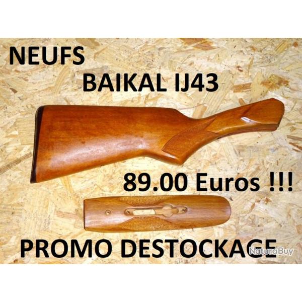 crosse NEUVE + devant fusil BAIKAL IJ43  89.00 e.!! IJ 43 MP43 MP 43 - VENDU PAR JEPERCUTE (b12079)