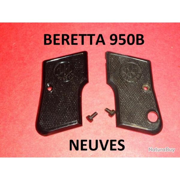plaquettes + vis NEUVES de BERETTA 950B 6.35 Browning BERETTA 950 B - VENDU PAR JEPERCUTE (HU31)