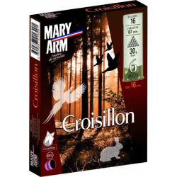 BOITE DE 10 CARTOUCHES MARY ARM CROISILLON 30G BOURRE GRASSE CAL.16/67 PLOMB 8