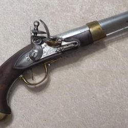 Beau pistolet AN XIII An13 Manufacture de Charleville bien daté 1812