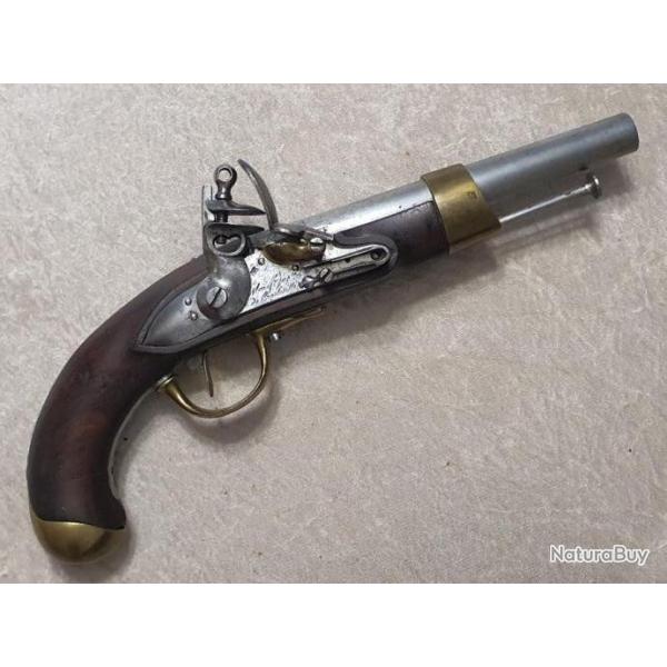 Beau pistolet AN XIII An13 Manufacture de Charleville bien dat 1812