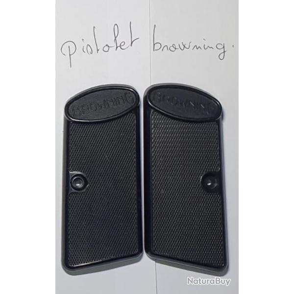 Plaquettes pistolet browning