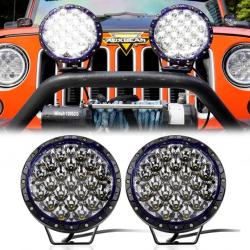 Auxbeam 7" Round Offroad Lights 21000LM Spot Light (Pack of 2)