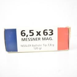 1 Boite de Balles 6,5x63 Messner Mag