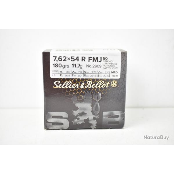 1 Boite de Balles Sellier & bellot 7,62x54R