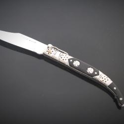 2 couteaux pliants Andujar Spain noir et Okapi south Africa marron avec sécurité-Collection-2 knives