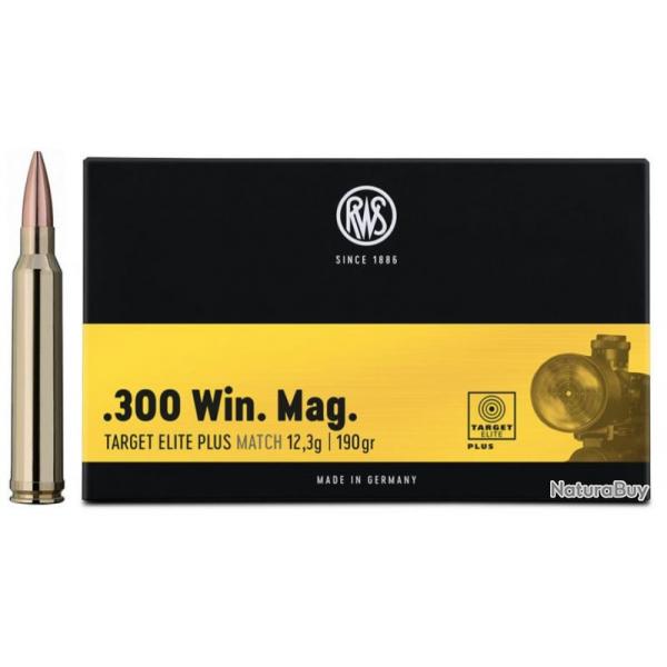 RWS TARGET ELITE MATCH 300 WM 190GR