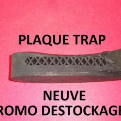 plaque crosse fusil TRAP NEUVE long 140mm larg 48.70mm entraxe 84mm - VENDU PAR JEPERCUTE (JO505)