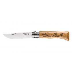 Opinel ANIMALIA CHENE 8 VRI LIEVRE