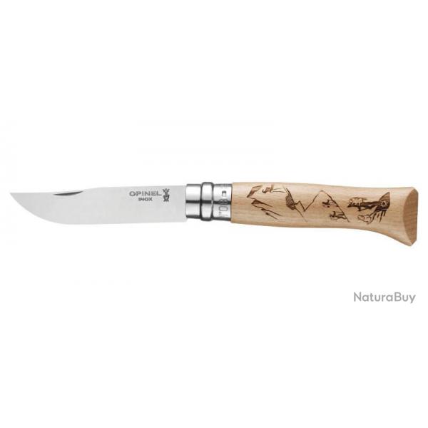 Opinel N08 GRAVE SPORT RANDO HETRE