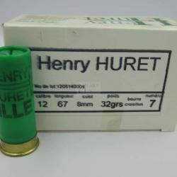Cart Henry Huret cal 12 X 7 32 g Boite de 10