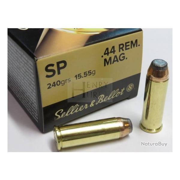 SELLIER BELLOT 44 REM MAG 240GR X50