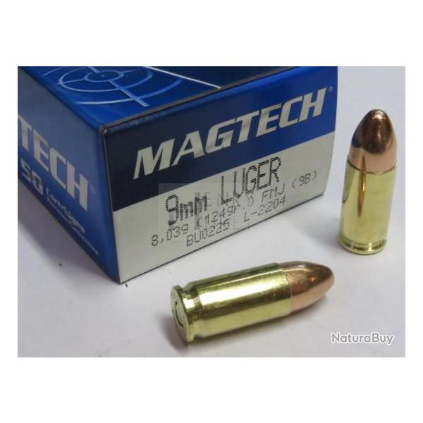 MAGTECH 9X19 124GR 803G FMJ X50