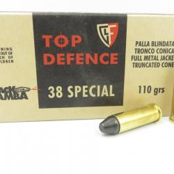 FIOCCHI 38SP FMJTC 110 GR BLACK MAMBA X50