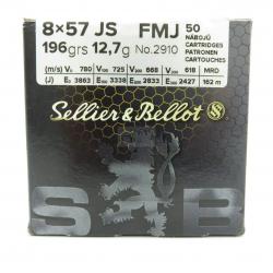 SELLIER BELLOT 8X57JS FMJ 127G X50