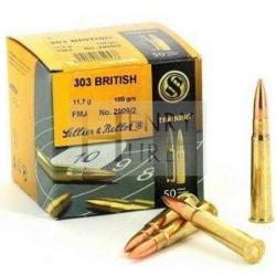 SELLIER BELLOT 303 BRITISH FMJ 180 GR VRAC X50
