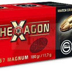 GECO 357 MAGNUM HEXAGON 180GR X50