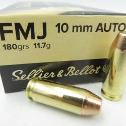 SELLIER BELLOT 10MM AUTO FMJ 180GR X50