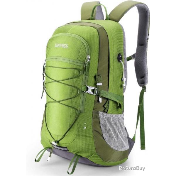 Sac  Dos Tactique 45L Randonne Impermable Pliable Alpinisme Chasse Pche Trekking Vert