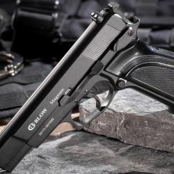 Pistolet BLOW MAGNUM Noir 9mm PAK ( type BROWNING GP ) 100% NEUF