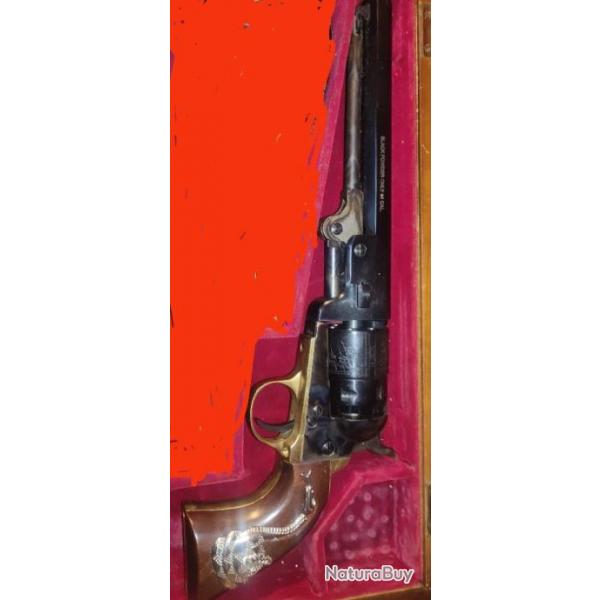 Revolver poudre noire pietta commmoratif Clint Eastwood  patent fillpietta cal 44