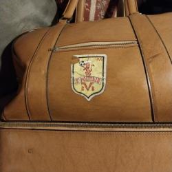 Sac vintage coffret double fond