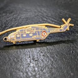 N pins pin's insigne militaire helicoptere sud-aviation SA321 Super Frelon marine nationale patch ba
