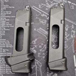 chargeur C02 VFC pour glock 17/18, g19x ou g45