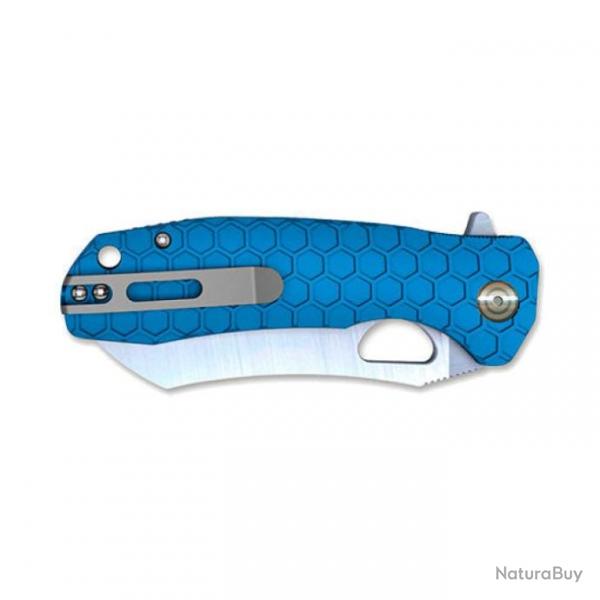 Couteau de poche Honey Badger Wharncleaver D2 21 cm / Bleu - 18,5 cm / Bleu