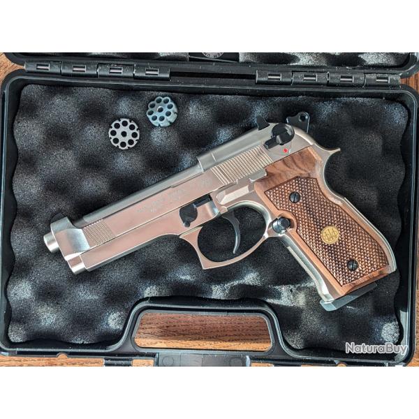 Pistolet Umarex Beretta M92 FS Mtal et bois  plomb diabolo calibre 4.5 mm cartouche CO2 3,5 Joules