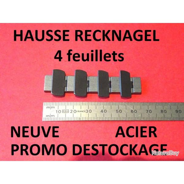 hausse rabattable 4 feuillets RECKNAGEL carabine drilling express mixte - VENDU PAR JEPERCUTE(HU202)