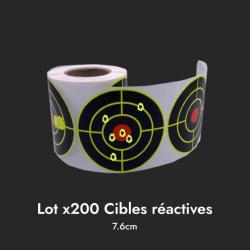 Lot 200 cibles réactives