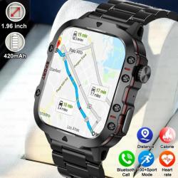 Montre Militaire GPS Connectée GPS pour Xiaomi Écran AMOLED HD, Fréquence Cardiaque