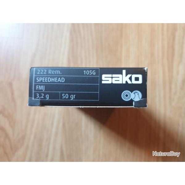 .222 Sako speedhead 50gr - boite 20 pcs