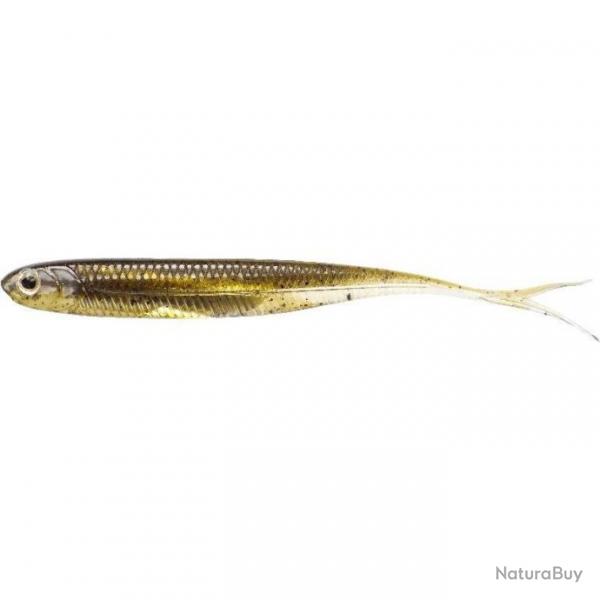 Leurre Souple Fish Arrow Flash J Split 7,5cm 2g 7,5cm par 7 Green Pumpkin Silver