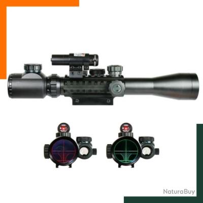 Tactique Portée de chasse 4 Réticule Lunette de visée reflex Holographique Point vert rouge