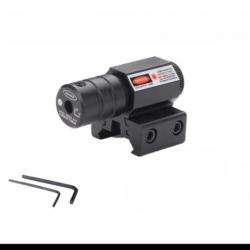 Viseur laser point rouge tactique support picatinny 11 et 20 mm