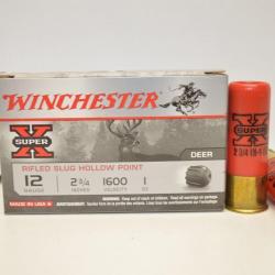 5 Boites winchester super X slug calibre 12