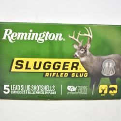 2 Boites de Balles Remington Slugger Rifled Slug calibre 12
