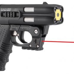 Pistolet de défense Piexon JPX4 avec visée laser pro 4 cartouches indépendantes et son étui droitier