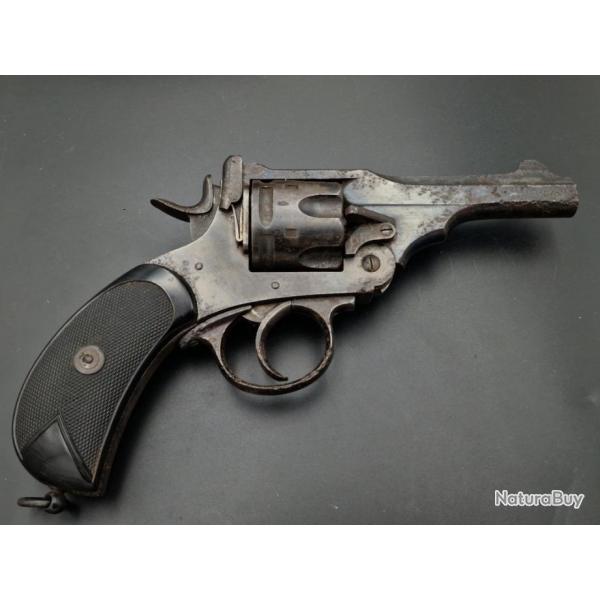 REVOLVER WEBLEY MARK4 - MKIV CALIBRE 455 MODELE 1898 REGIMENT R.A 9.14 - R.F.A 84 - ROYAUME UNI XIX