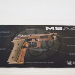 Tapis d'entretien pour arme en néoprène Beretta M9A4