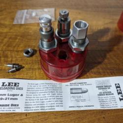 Jeux d'outils Carbure LEE pour 9mm LUGER 9 X 21mm