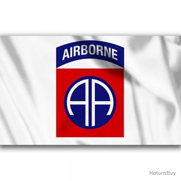 Drapeau Airborne 82e division 1m x 1m50