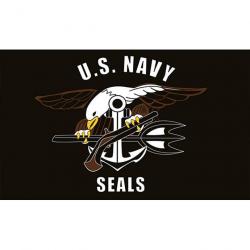 Drapeau US Navy Seals 1m x 1m50