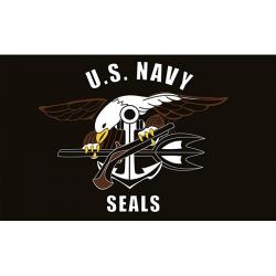Drapeau US Navy Seals 1m x 1m50