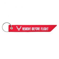 Porte-clés "Remove before flight" bomber style