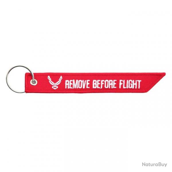 Porte-cls "Remove before flight" bomber style
