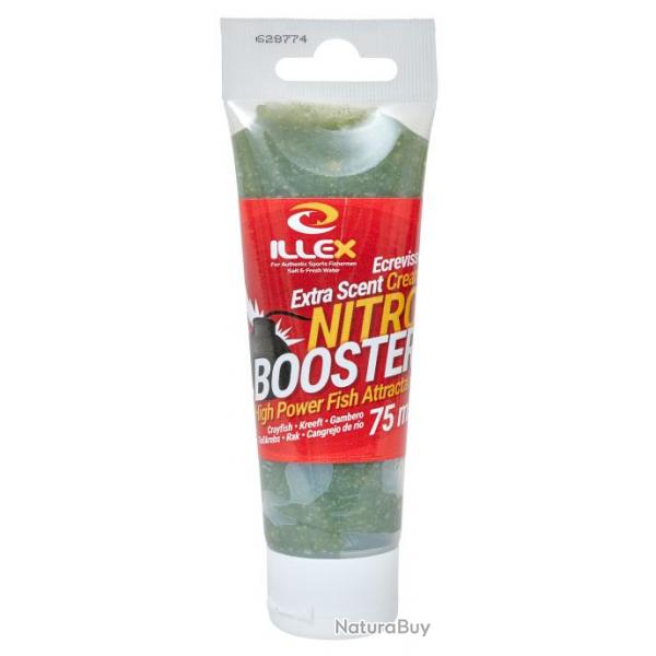 Attractant Illex Nitro Booster Crawfish Cream Green 75Ml