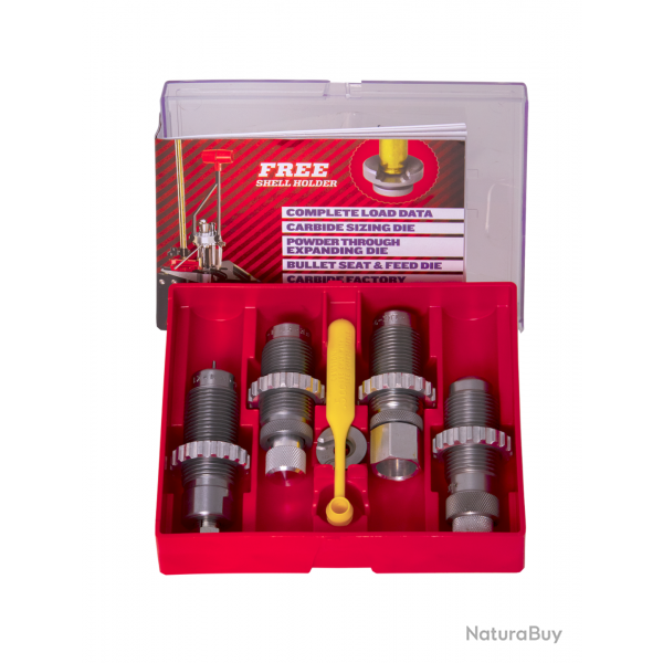JEU D'OUTILS 4P LEE DELUXE AVEC SUPPORT DOUILLE 44 SPECIAL/44 MAG